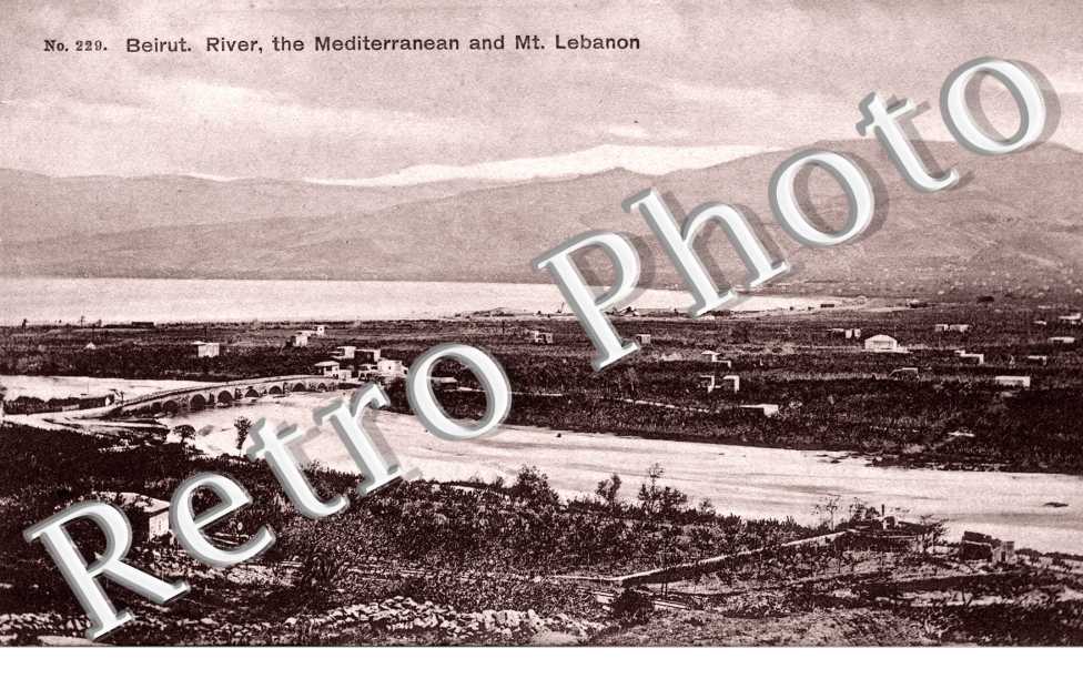 River, the mediterranean and Mt Lebanon