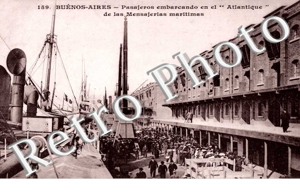 Pasarejos embarcado en el Atlantique de las Mensajerias maritimas