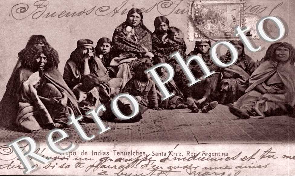 Grupo de Indias Tehuelches