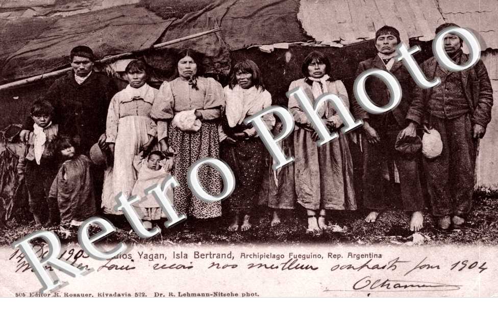 Indios Yagan, Isla Bertand, Archipielago Fueguino