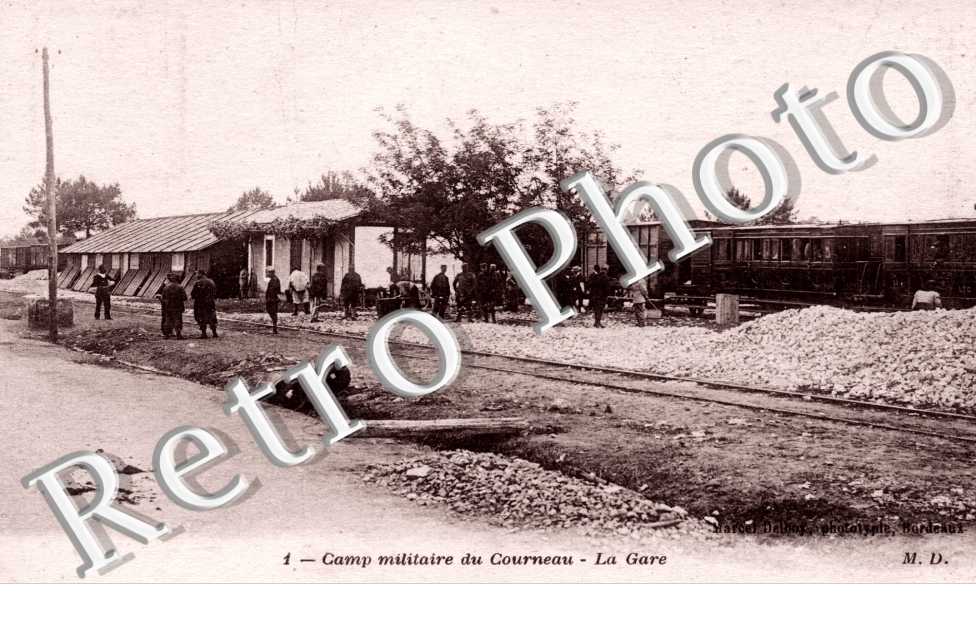 Camp militaire du Courneau - la gare
