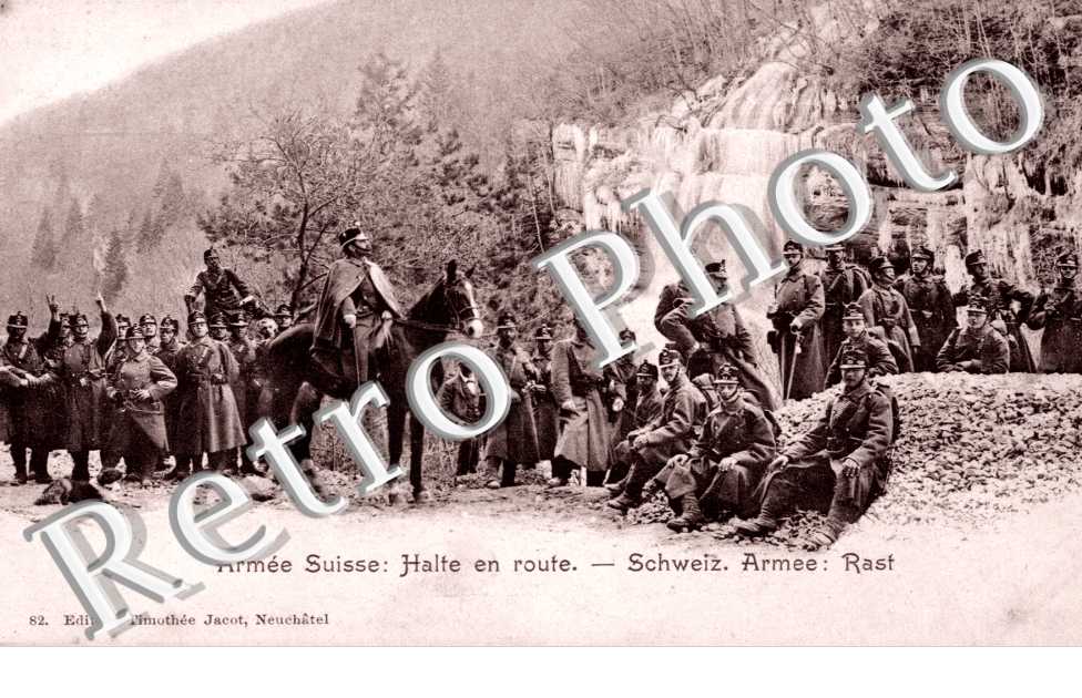armee suisse Halte en route