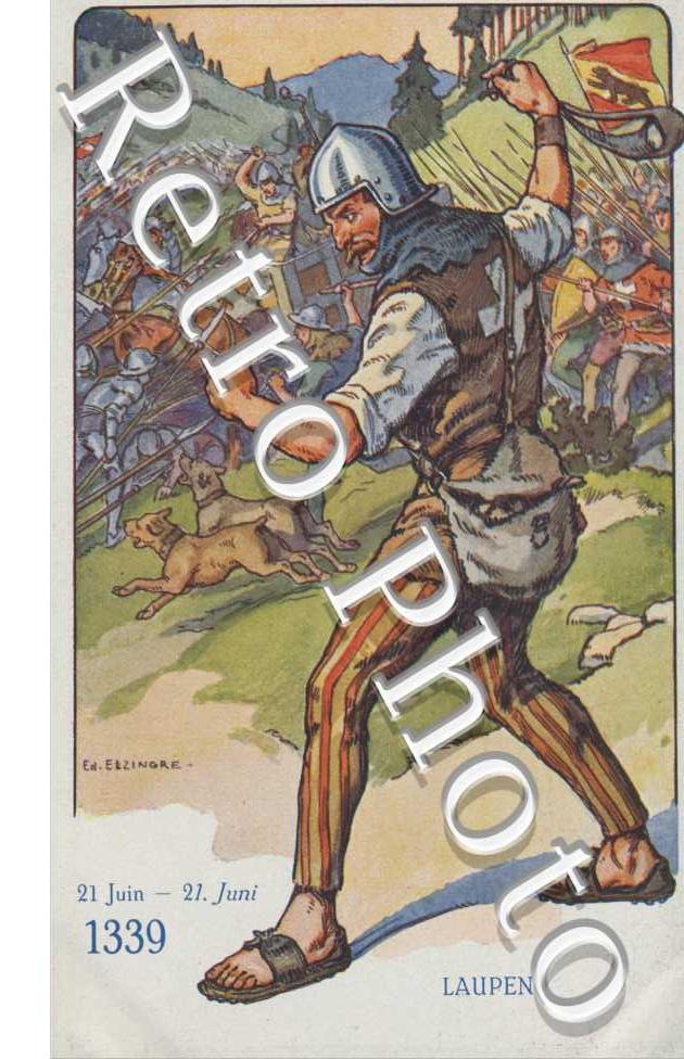 Le Soldat Suisse a travers les ages - 21 juin 1339 - Laupen