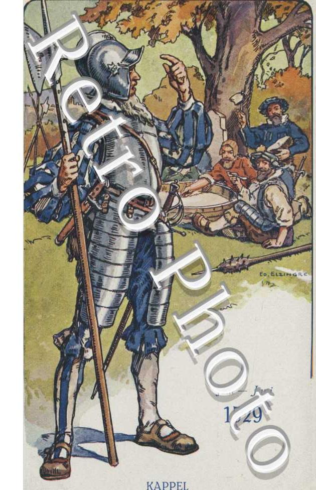 Le Soldat Suisse a travers les ages - juin 1529  - Kappel