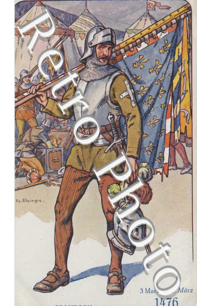 Le Soldat Suisse a travers les ages - 3 mars 1476 - Grandson