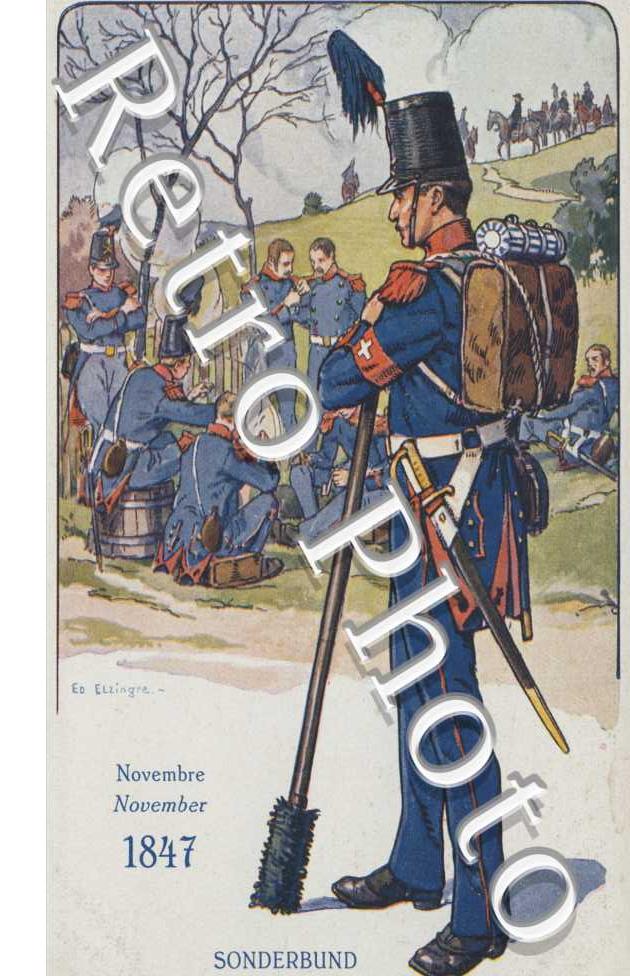 Le Soldat Suisse a travers les ages - novembre 1847 - Sonderbund