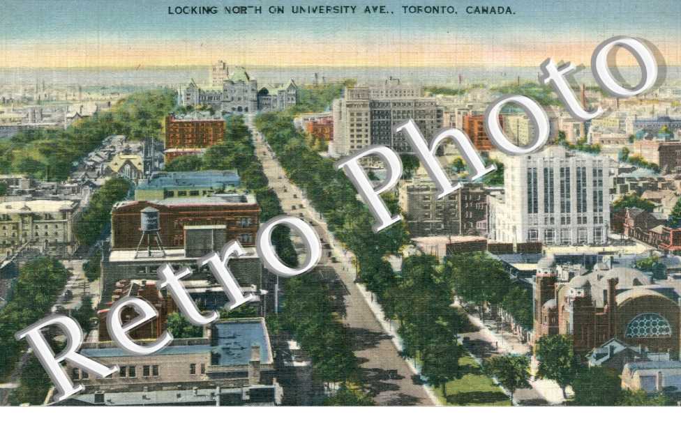 Looking north on university ave.