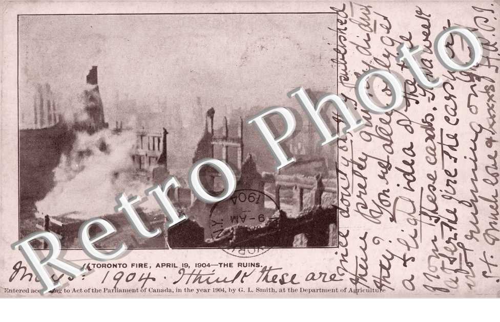 Toronto Fire, April 19, 1904 , the ruins