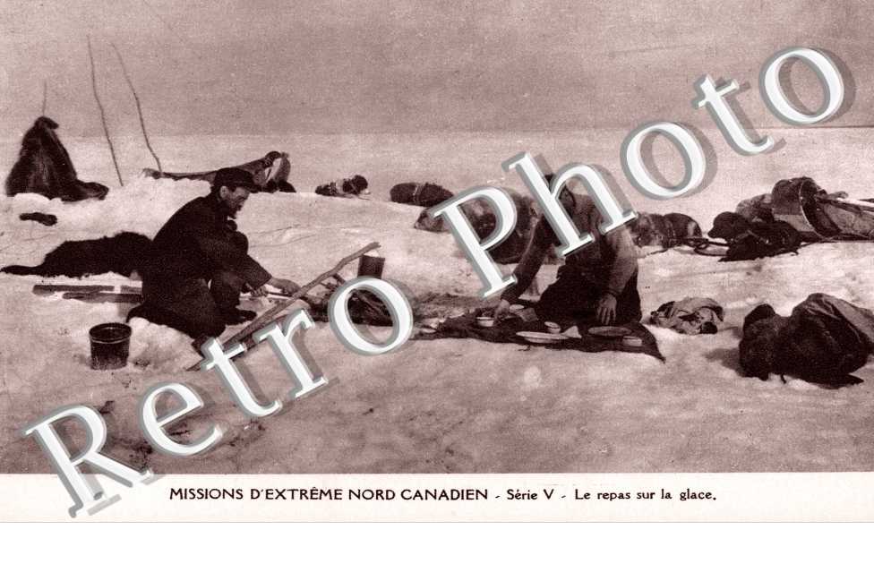 Missions d'extreme Nord Canadien, Repas sur la glace