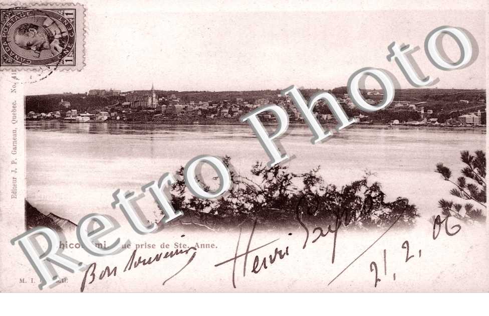 Vue prise de Sainte Anne