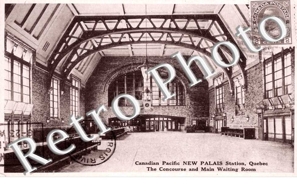 Canadian Pacific New Palais Station, The Concourse and Main Waiting room