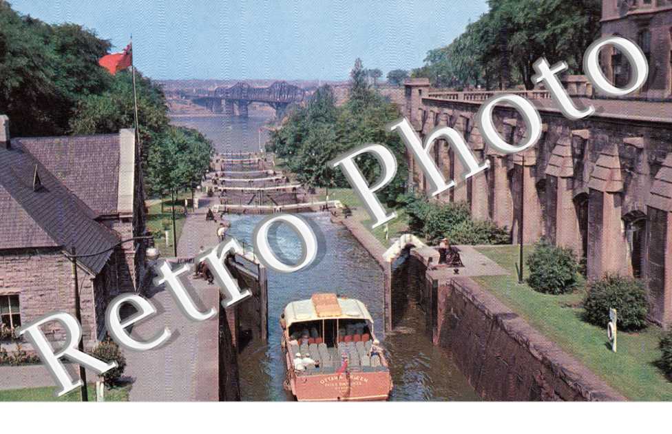 Rideau Canal Locks and Interprovincial Bridge