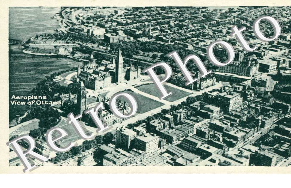 an aeroplane view of Ottawa