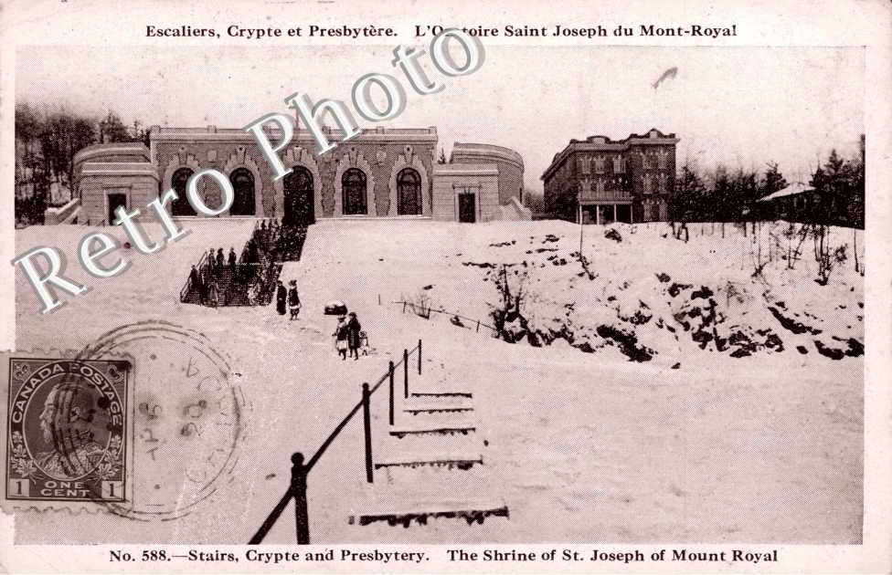 Escaliers, Crypte et Presbytere, l&#039;Oratoire Saint-Joseph du Mont-Royal