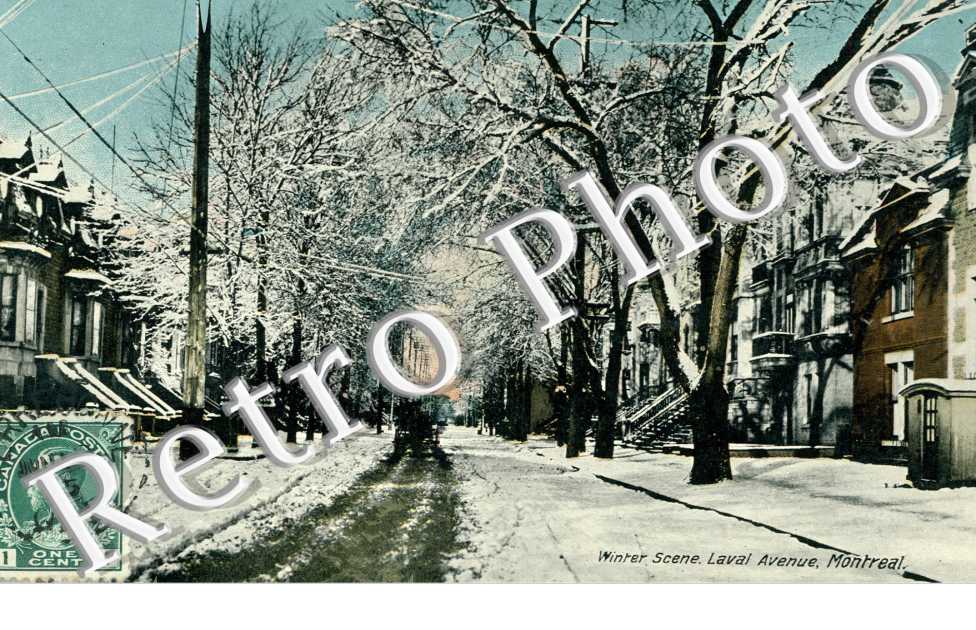Winter scene Laval Avenue