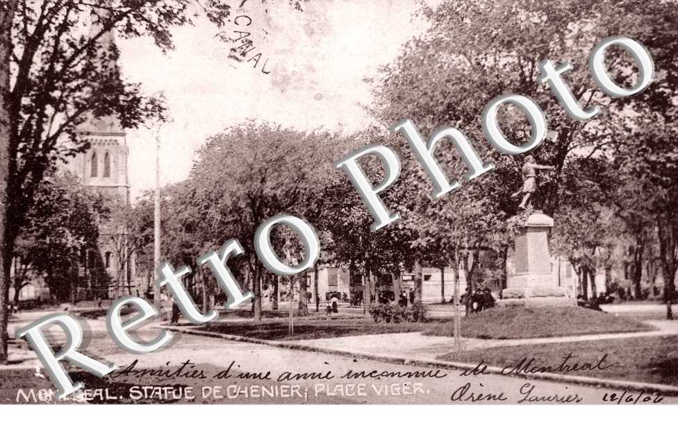 Statue de Chenier, Place Viger