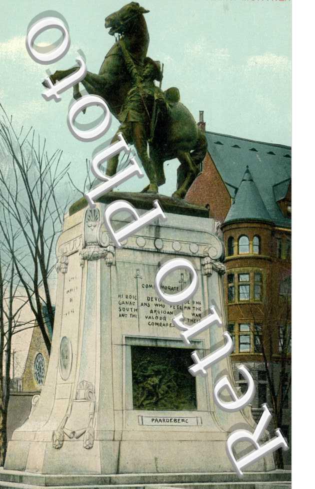 Strathcona and soldier's monument in Dominion square