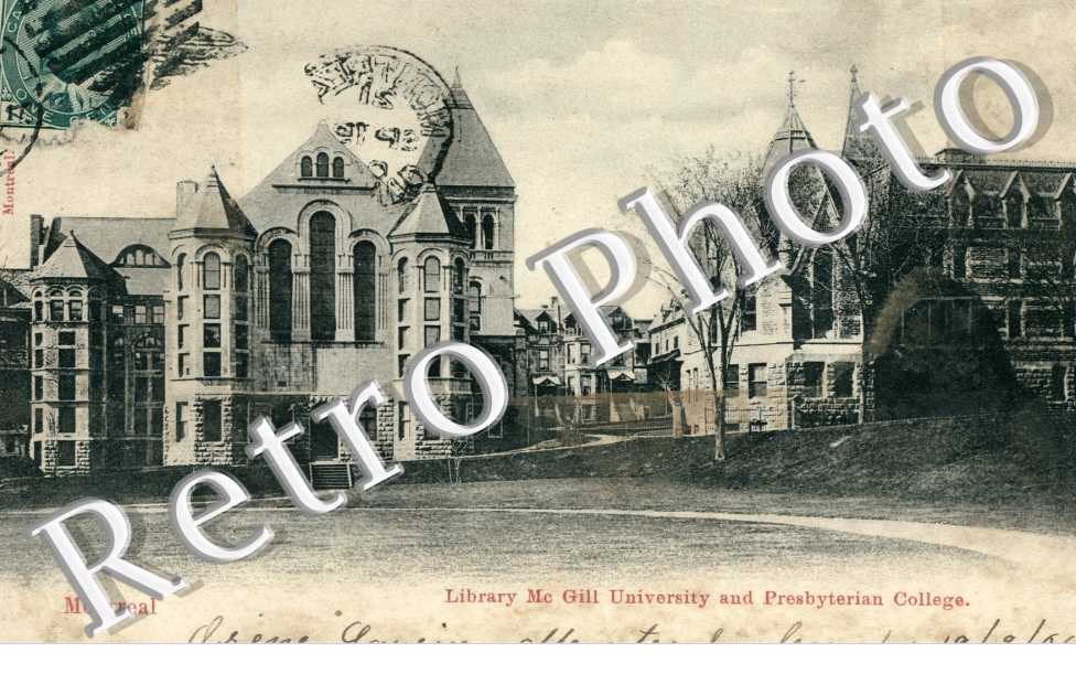 Library Mc Gill University and Prebyterian College