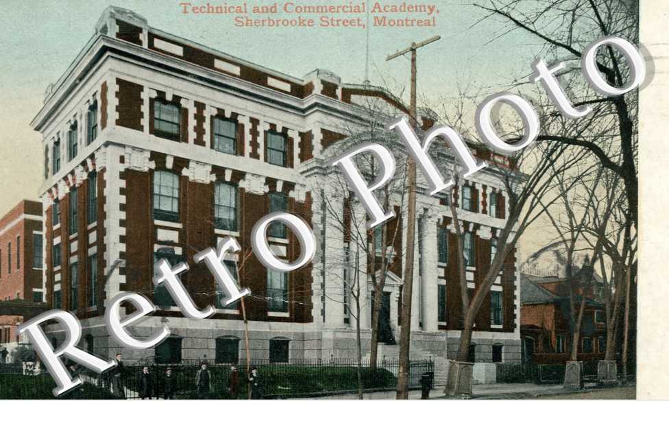 Technical and Commercial Academy, Sherbrooke Street