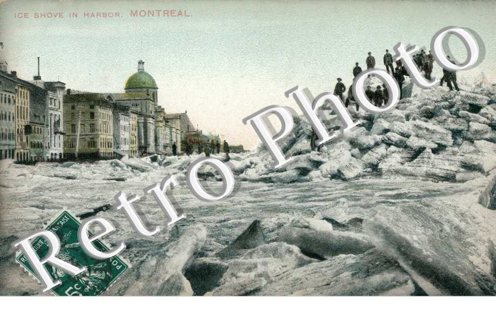Ice Shove in harbor