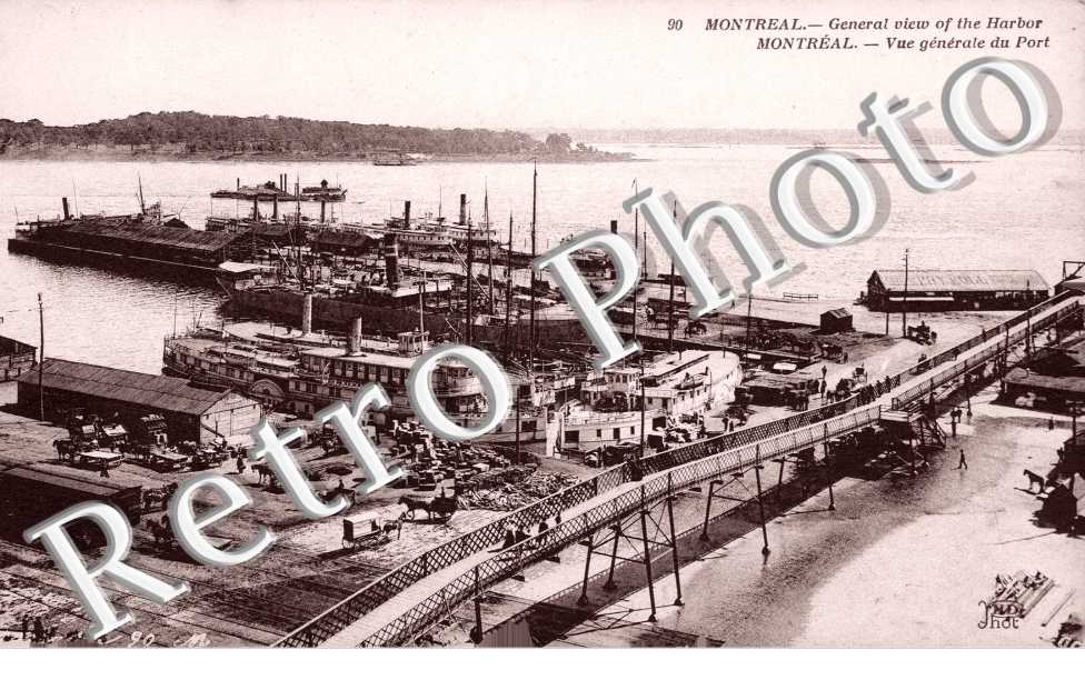 Vue génerale du port