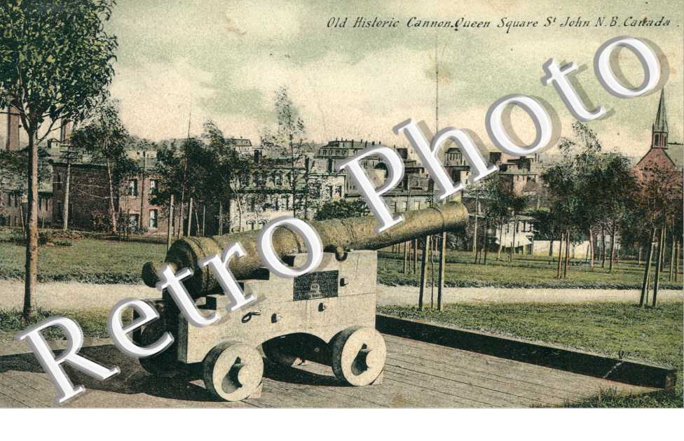 historic cannon Queen square