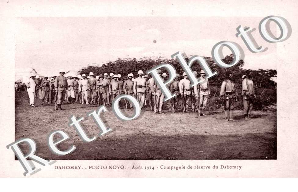 Aout 1914, Compagnie de reserve du Dahomey