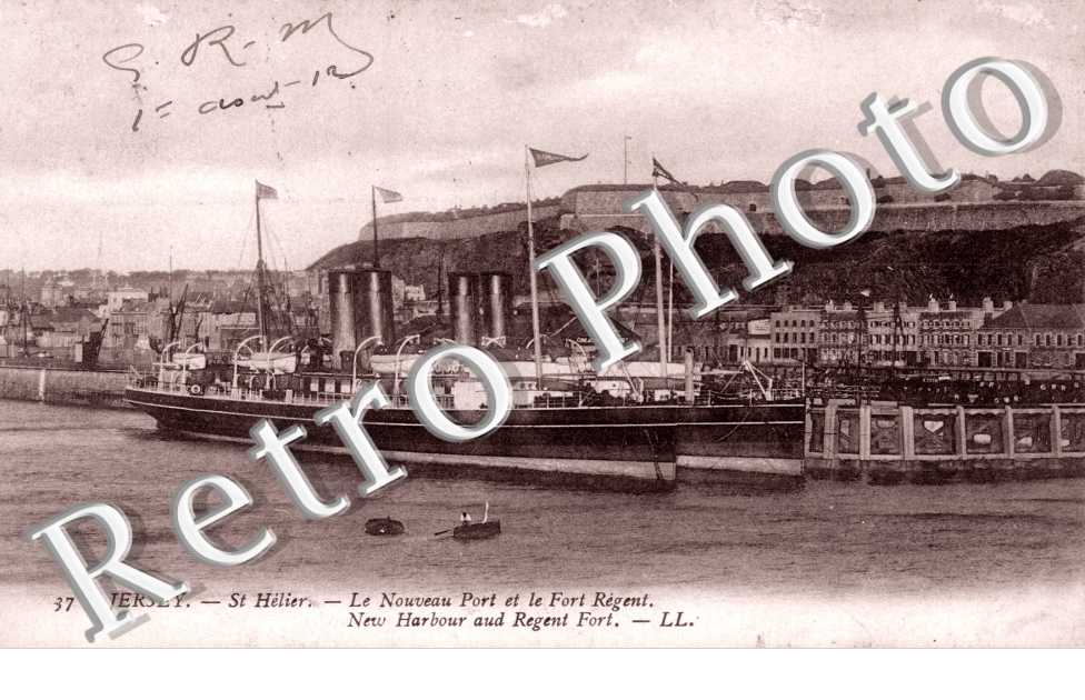 le nouveau Port et le Fort Regent. New Port and Regent Fort