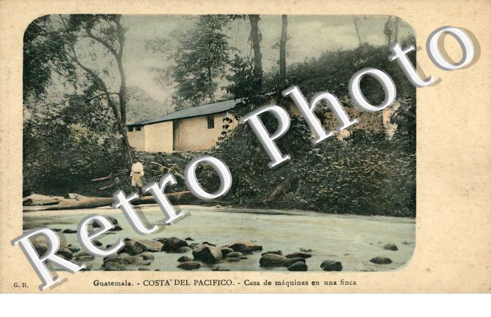 Costa del Pacifio, Casa de maquinas en una finca
