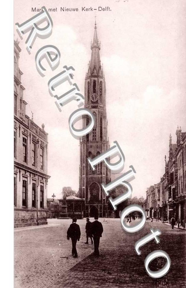 markt met nieuwe kerk