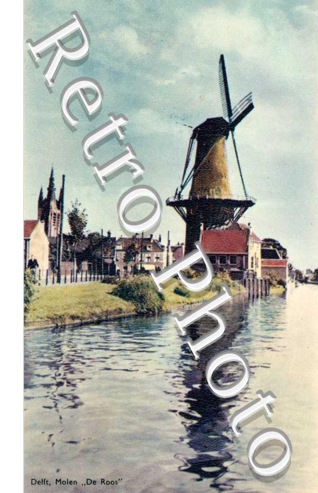Delft, Molen "De Roos"