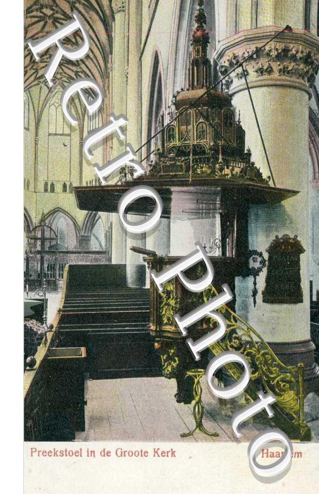 Preekstoel in de Groote kerk