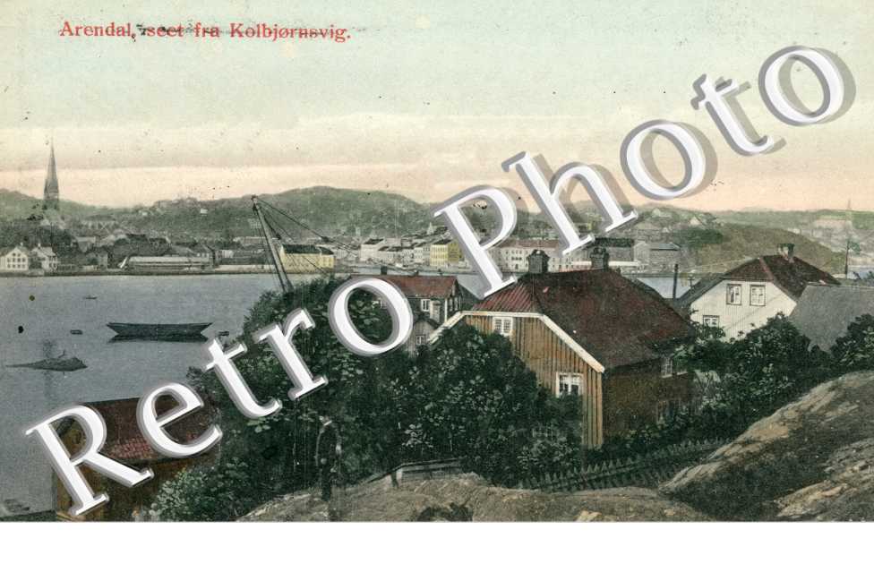 Arendal seet fra KolbjØrnsvig