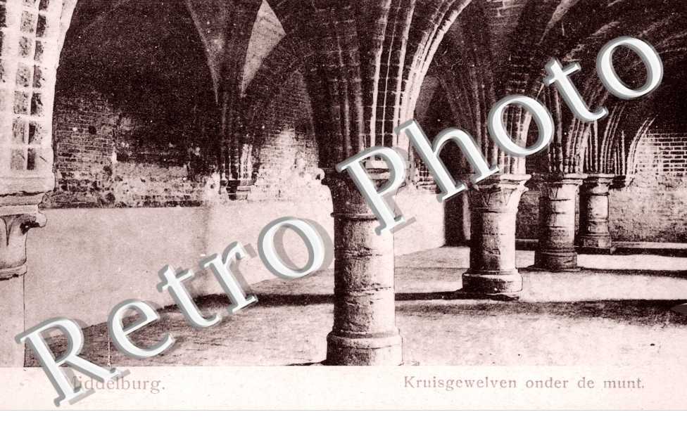 Kruisgewelven onder de Munt