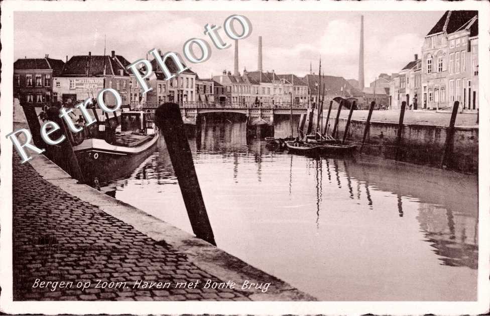 Bergen op Zoom, Haven met Bonte Brug