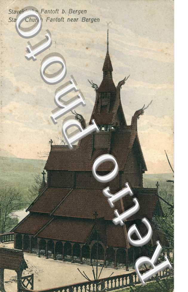 Stavekirche Fantoft bei Bergen