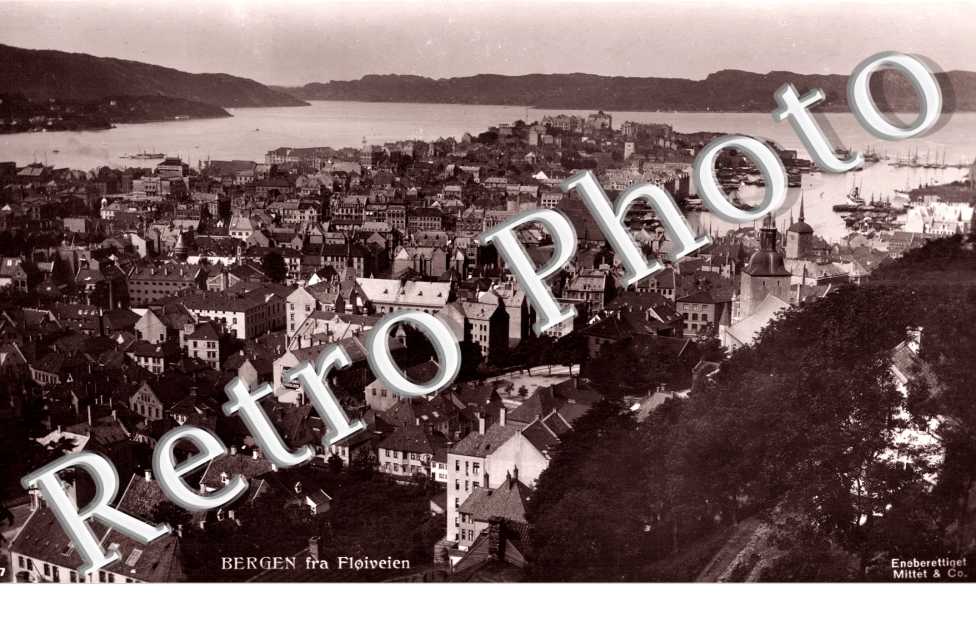 Bergen fra Floiveien
