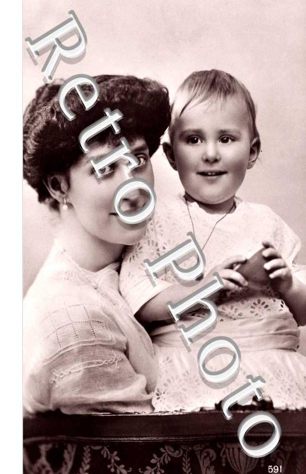 Prinsessan Ingeborg mit Litte Prins Carl