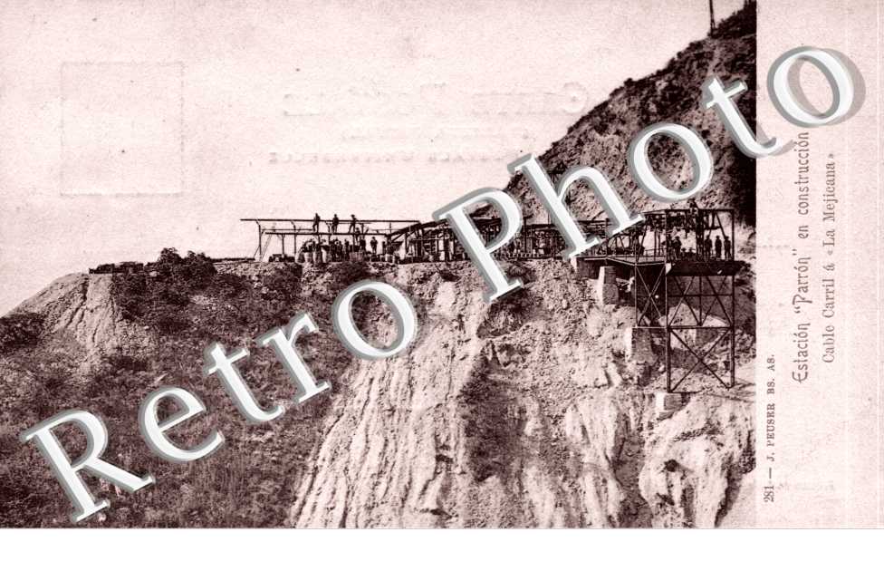 Estacion Parron en construccion