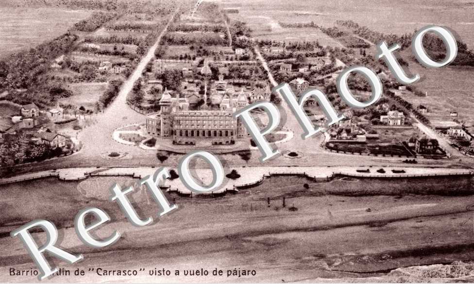 Barrio Jardin de Carrasco visto a vuelo de Pajaro