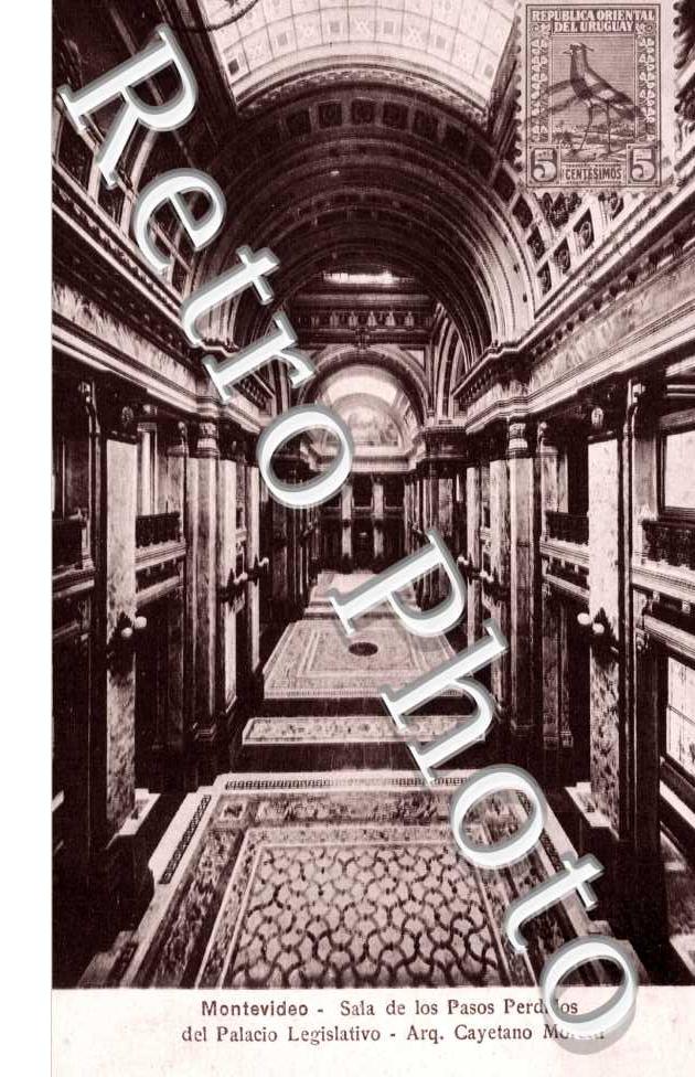 Sala de los Pasos Perdidos del Palacio Legislativo, Arq. Cayetano Moretti
