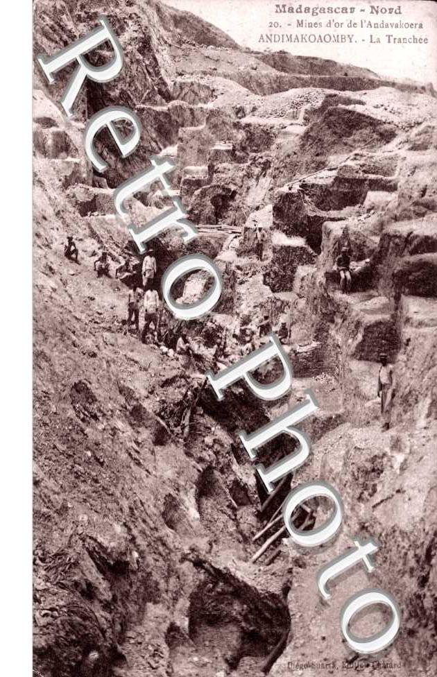 Mines d&#039;Or de l&#039;Andavakoera, la Tranchee