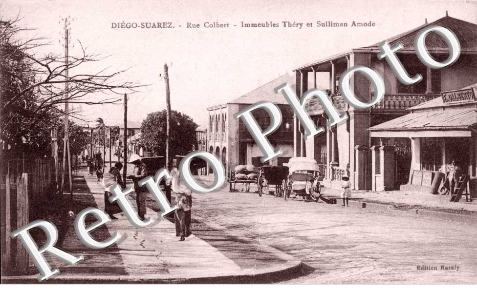 rue Colbert  Immeubles Thery et Sulliman Amode