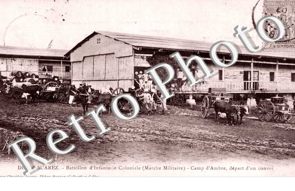 Bataillon d&#039;Infanterie Coloniale, Camp d&#039;Ambre depart d&#039;un convoi