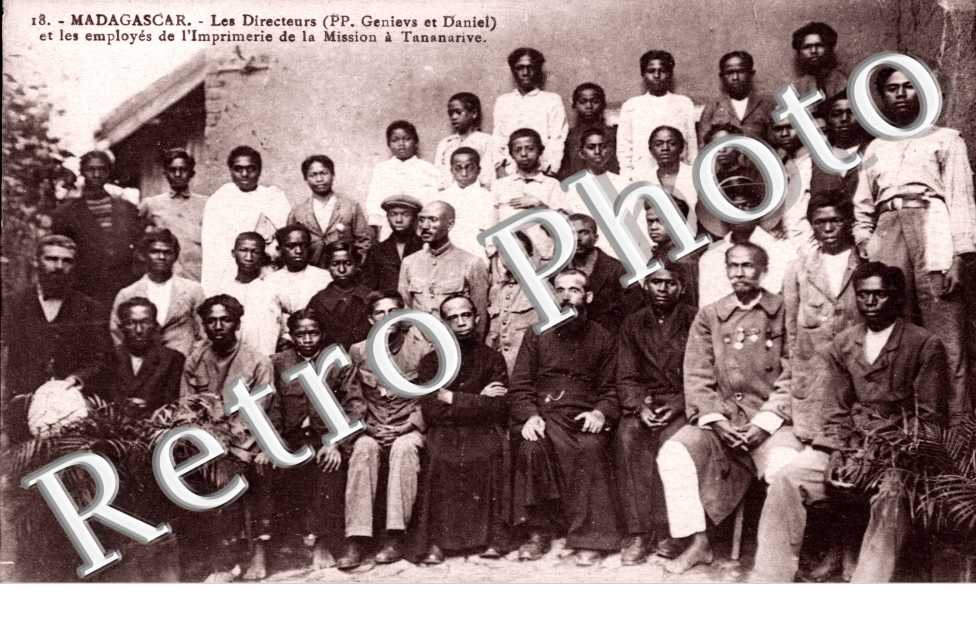 Les directeurs et les employes de l&#039;imprimerie de la Mission