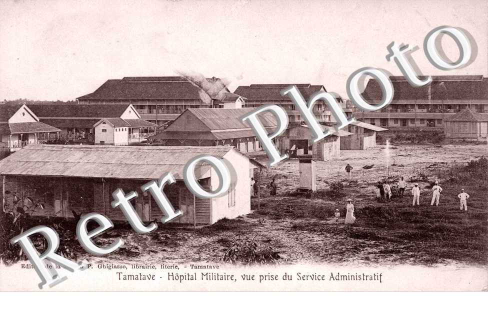 Hopital Millitaire. Vue prise du service Administratif
