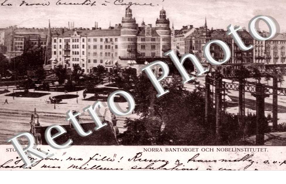 Norra Bantorget och Nobelinstitutet