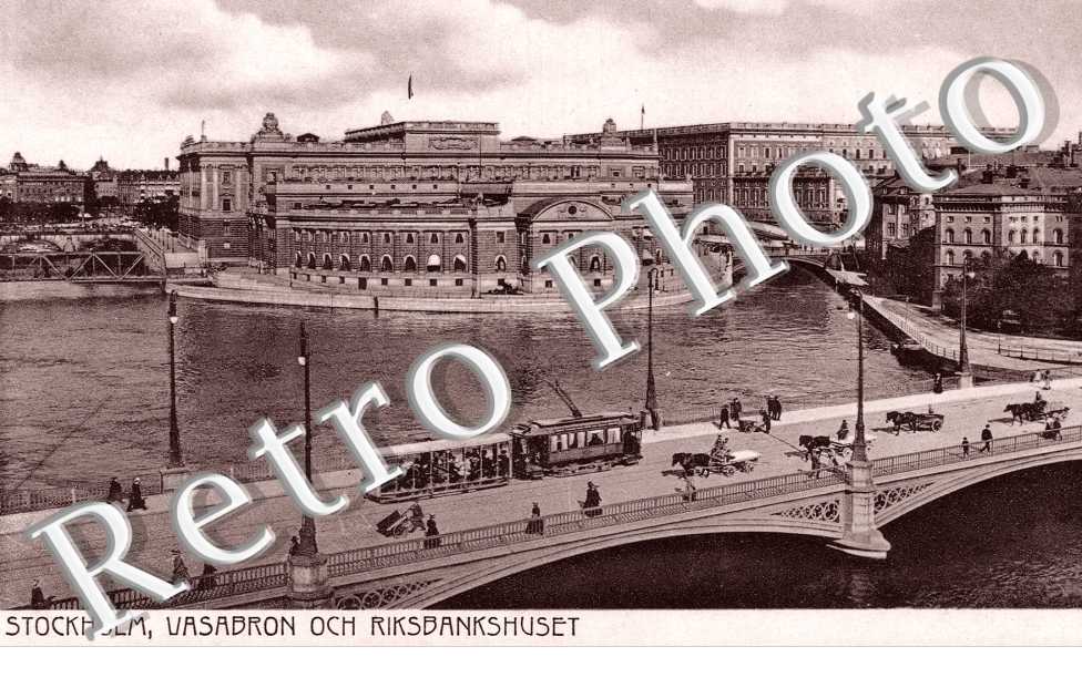 Vasabron och riksbankshuset