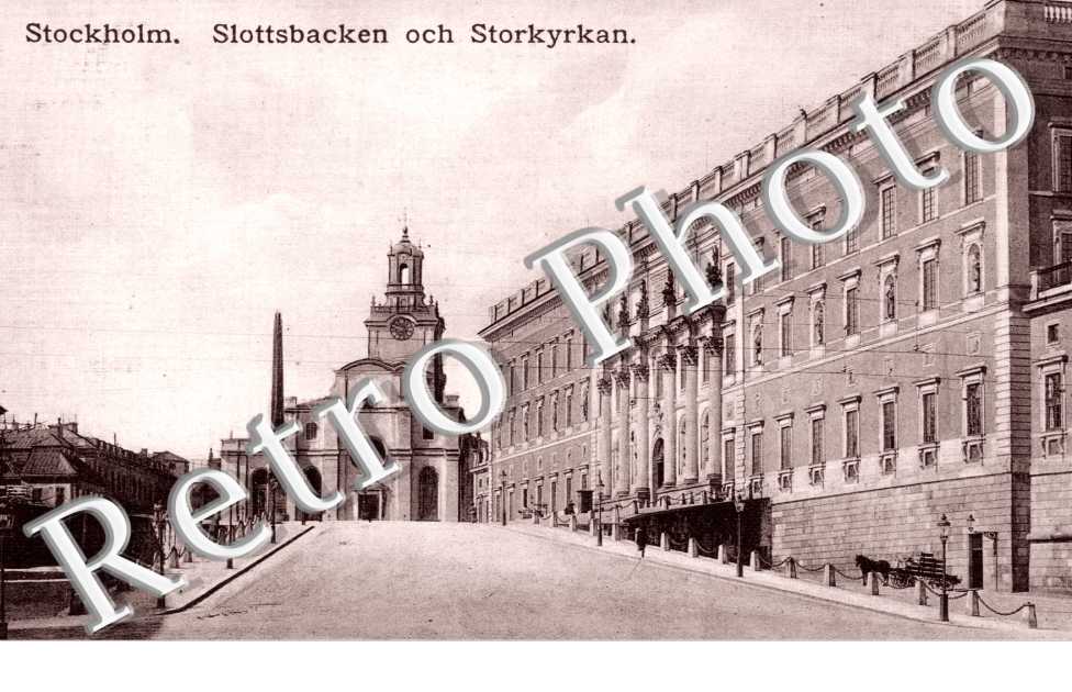 Slottsbacken och Storkyrkan