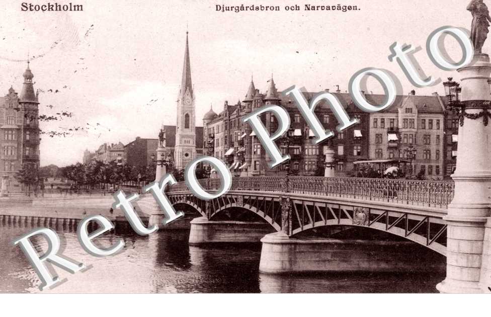 Djurgardsbron och Narvavagen